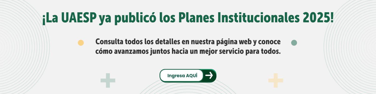 Banner Socialización planes 2025